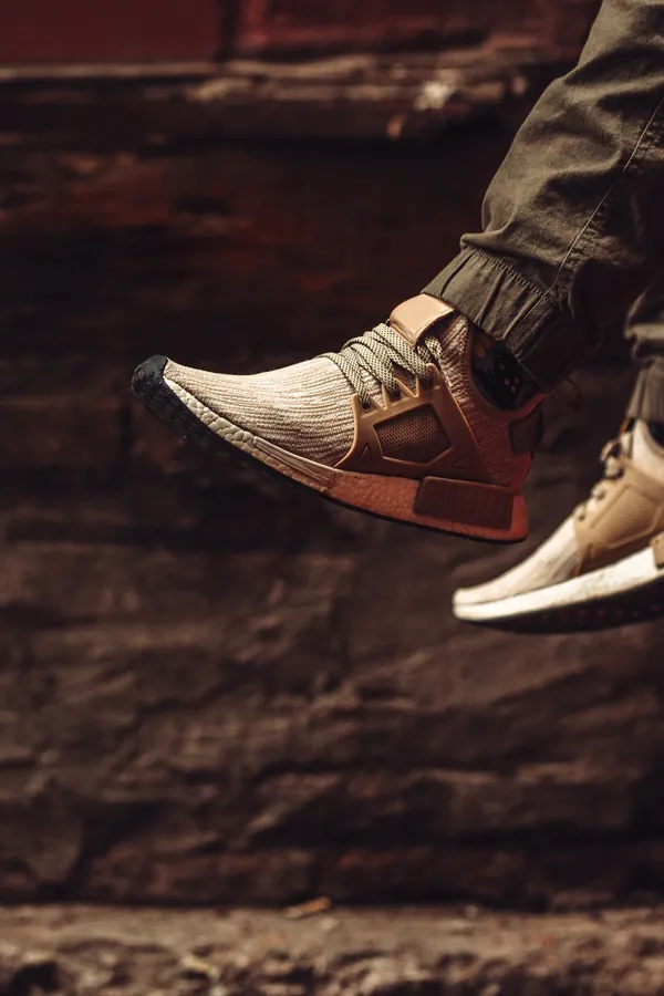 Bej Örgü Sneaker